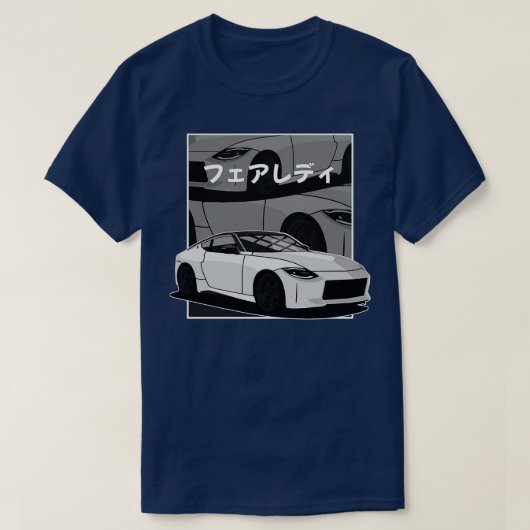 日産400z z35日本の漫画 tシャツ (デザイン正面)