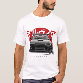 日産 シルビア S14 200SX 240SX、SR20DET、Nismo 270R Tシャツ