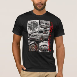 日産 ジューク Nismo RS JDM 漫画パネル Tシャツ
