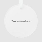 日産・スカイラインGTRは"あなたの写真を加えます! " オーナメント (裏面)