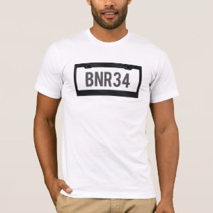 日産・スカイラインR34 BNR34のTシャツ Tシャツ