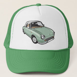 日産・フィガロのエメラルドグリーン キャップ