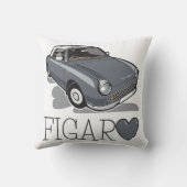 日産・フィガロLapizの灰色 クッション (裏面)