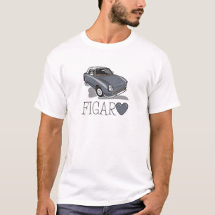 日産・フィガロLapizの灰色 Tシャツ