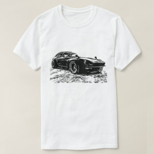 日産Datsun Fairladyのクラシックなベクトルイメージ Tシャツ