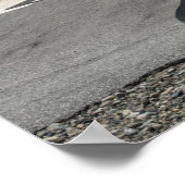 日産GT-Rレース準備 ポスター (角)