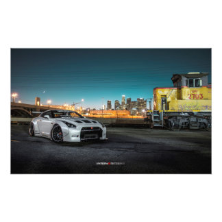 日産GT-R R35 Libertywalkロサンゼルス フォトプリント