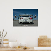 日産GT-R R35 LibertyWalkワイドボディ(飛行機付) ポスター (キッチン)