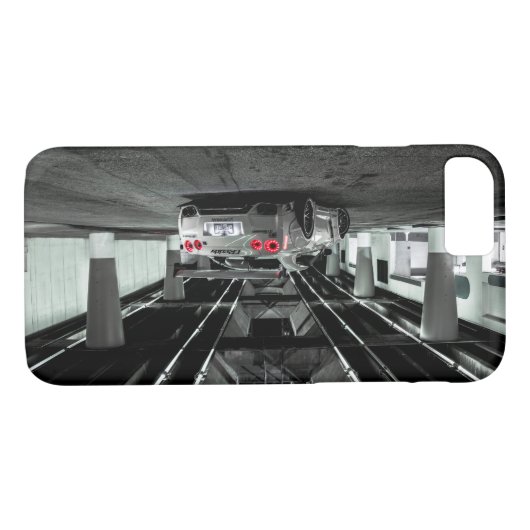 日産GTRのLAでワイドボディのR35自由の歩行 Case-Mate iPhoneケース (裏面(横))