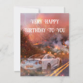 日産GTRフラットカード付きカード (正面)