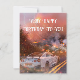 日産GTRフラットカード付きカード