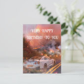 日産GTRフラットカード付きカード (スタンド正面)