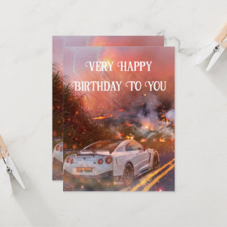 日産GTRフラットカード付きカード