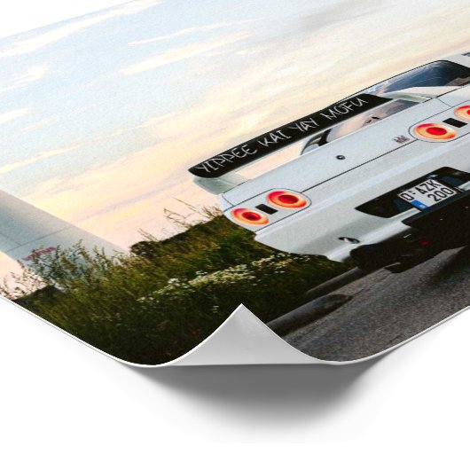 日産r32 ポスター (角)