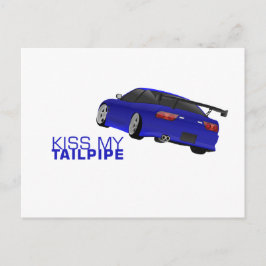日産s13 (180sx/200sx/240sx) – 青 ポストカード