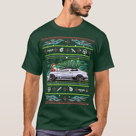 日産S15クリスマス Tシャツ (正面)