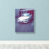 日産S15シルビアスペックRエアロキャンバス キャンバスプリント (インサイチュ (ウッドフロア))