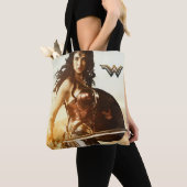 日疑問に思没の女性 トートバッグ (クローズアップ)