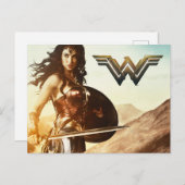 日疑問に思没の女性 ポストカード (正面/裏面)