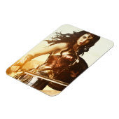 日疑問に思没の女性 マグネット (左側)