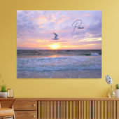 日白熱［赤熱］光を放つの入り雲 キャンバスプリント (インサイチュ (リビング))