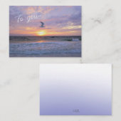 日白熱［赤熱］光を放つの入り雲 ノートカード (正面/裏面)