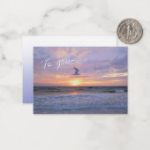 日白熱［赤熱］光を放つの入り雲 ノートカード (正面/裏面インサイチュ)