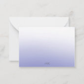 日白熱［赤熱］光を放つの入り雲 ノートカード (裏面)