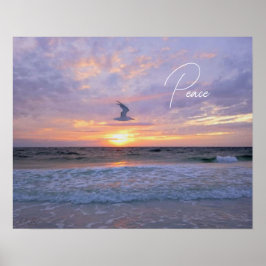 日白熱［赤熱］光を放つの入り雲 ポスター