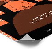 日祈本レリーフ、 浮き彫り ポスター (角)