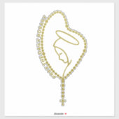 日祈本ヴァージンマリア・カトリック シール (シート)