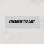 日祝・お世話になります スキニー名刺 (裏面)