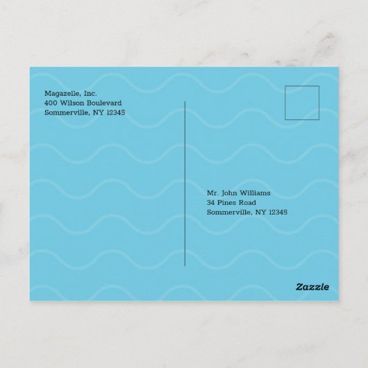 日程を保存！ディナー・クルーズのお知らせ ポストカード (裏面)