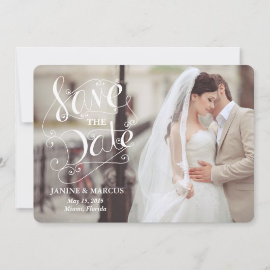 日程を確保しておいてください セーブザデート (正面)