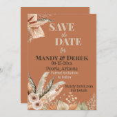 日程を確定する時が来た セーブザデート (正面/裏面)