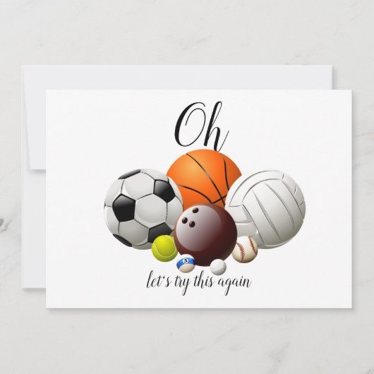 日程変更のお知らせ 延期 キャンセル イベント 楽しい 招待状 (正面)