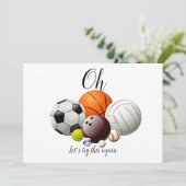 日程変更のお知らせ 延期 キャンセル イベント 楽しい 招待状 (スタンド正面)