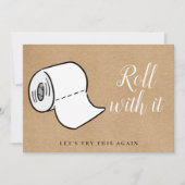 日程変更のお知らせ 延期 キャンセル ラスティック セーブザデート (正面)