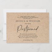 日程変更のお知らせ 延期・中止となったイベント 招待状 (裏面)