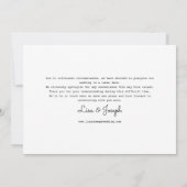 日程変更のお知らせ 延期・中止のイベント 招待状 (裏面)