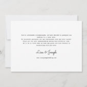 日程変更のお詫び キャンセルされたイベント セーブザデート (裏面)