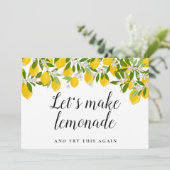 日程変更のお詫び 延期 キャンセル イベント レモン セーブザデート (スタンド正面)