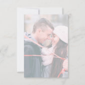 日程変更のお詫び 結婚式 計画変更延期 セーブザデート (裏面)