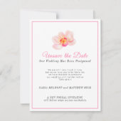 日程変更のお詫び 結婚式 計画変更延期 セーブザデート (正面)