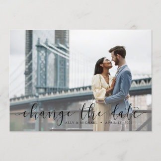 日程変更カード 招待状