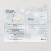 日程変更 新プラン 脚本 冬期中止 ポストカード (裏面)