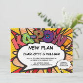 日程変更 新計画 モダン コミックブック セーブザデート (スタンド正面)