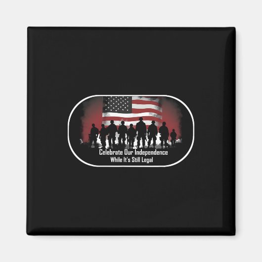 日米誇りを持った人 マグネット (正面)