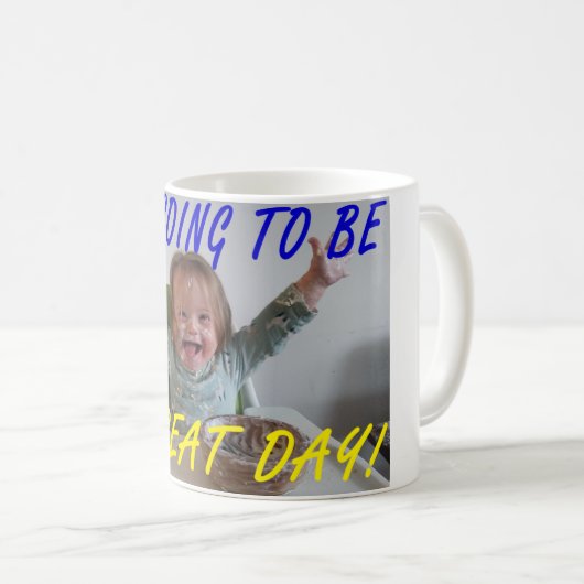 日素晴らしのマグ コーヒーマグカップ (正面右)