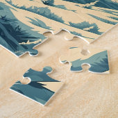 日素晴らしの入り山のピレネー ジグソーパズル (側面)